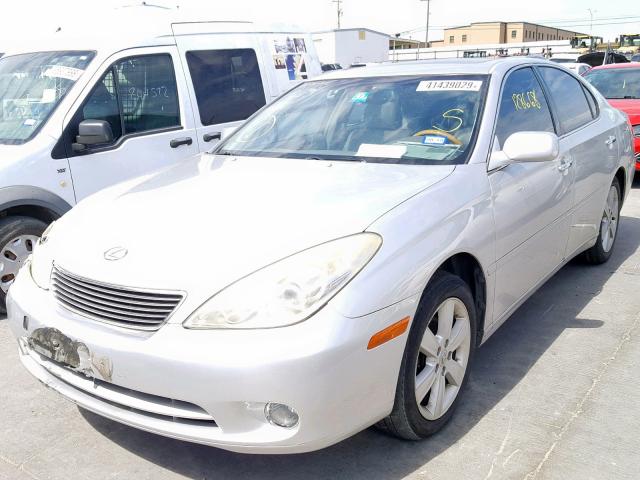 JTHBA30G455127041 - 2005 LEXUS ES 330 GRAY photo 2