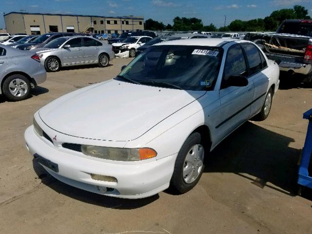 4A3AJ46GXTE318421 - 1996 MITSUBISHI GALANT S WHITE photo 2