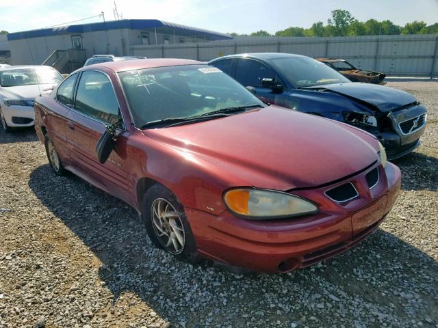 1G2NF12E51M628668 - 2001 PONTIAC GRAND AM S RED photo 1