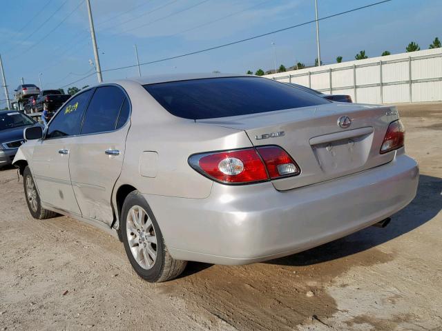 JTHBF30G730111458 - 2003 LEXUS ES 300 GRAY photo 3