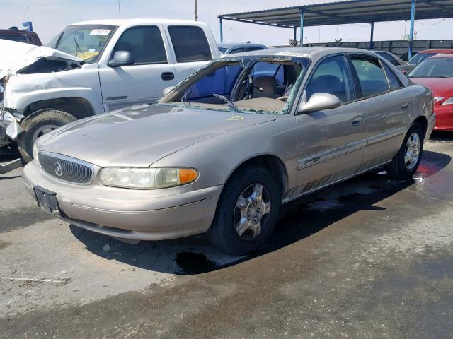 2G4WS52J511109904 - 2001 BUICK CENTURY CU TAN photo 2