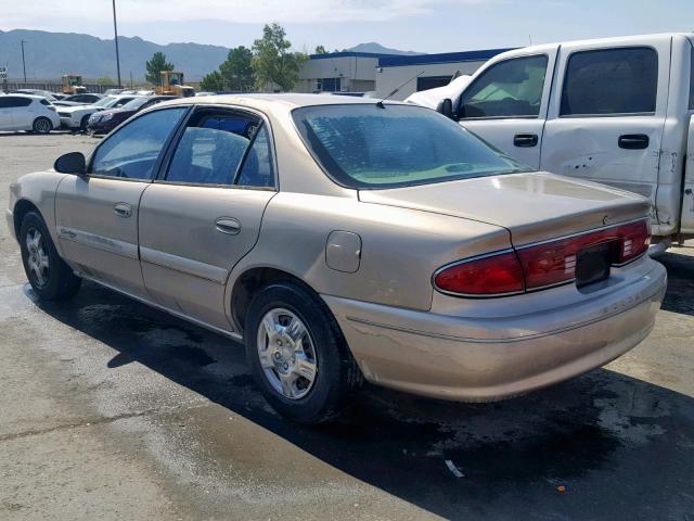 2G4WS52J511109904 - 2001 BUICK CENTURY CU TAN photo 3