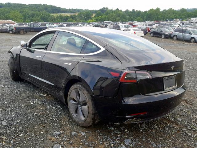 5YJ3E1EA2KF394806 - 2019 TESLA MODEL 3 BLACK photo 3