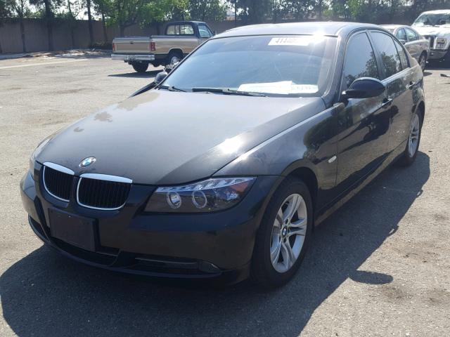 WBAVC53548FZ88830 - 2008 BMW 328 I SULE BLACK photo 2