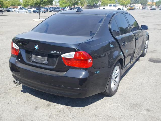 WBAVC53548FZ88830 - 2008 BMW 328 I SULE BLACK photo 4