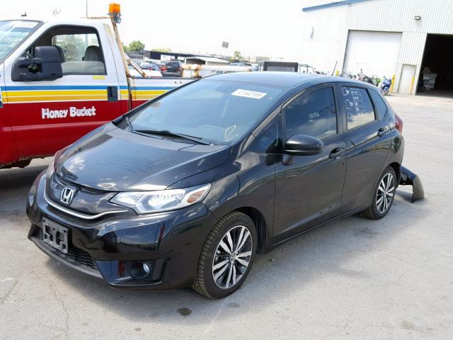 3HGGK5H85FM774820 - 2015 HONDA FIT EX BLACK photo 2