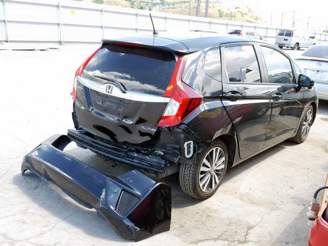 3HGGK5H85FM774820 - 2015 HONDA FIT EX BLACK photo 4