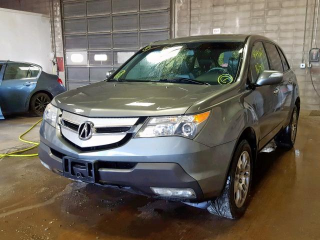 2HNYD28238H517545 - 2008 ACURA MDX GRAY photo 2