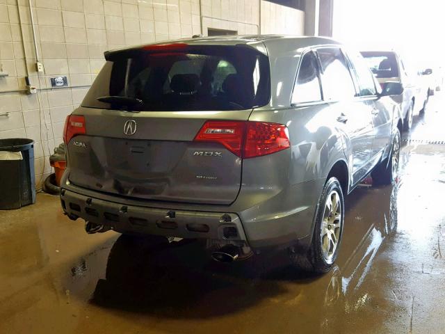 2HNYD28238H517545 - 2008 ACURA MDX GRAY photo 4