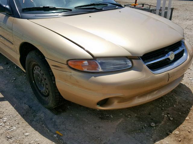 3C3EL45X9TT224633 - 1996 CHRYSLER SEBRING JX GOLD photo 9