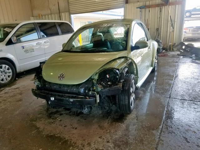 3VWPG31C16M405338 - 2006 VOLKSWAGEN NEW BEETLE მწვანე ფოტო 2