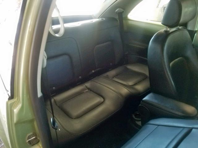 3VWPG31C16M405338 - 2006 VOLKSWAGEN NEW BEETLE მწვანე ფოტო 6