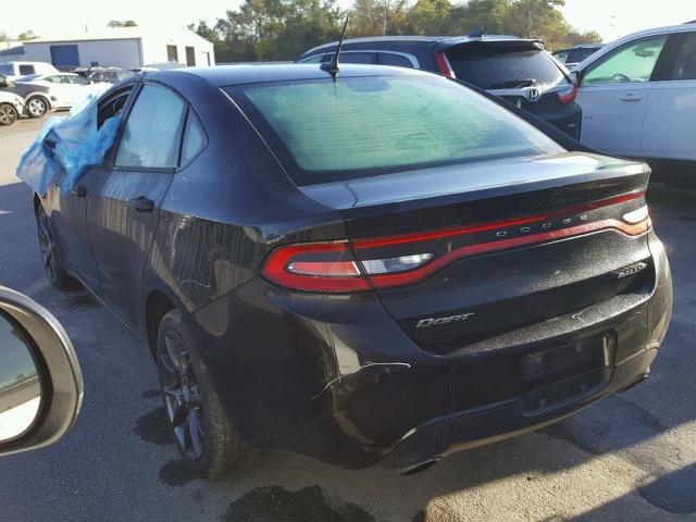 1C3CDFBB3GD518131 - 2016 DODGE DART SXT BLACK photo 3