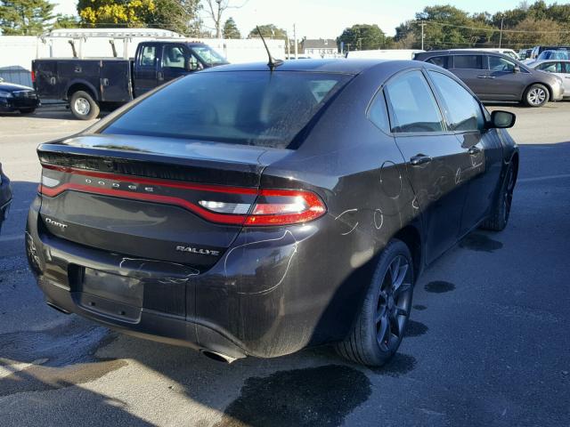 1C3CDFBB3GD518131 - 2016 DODGE DART SXT BLACK photo 4