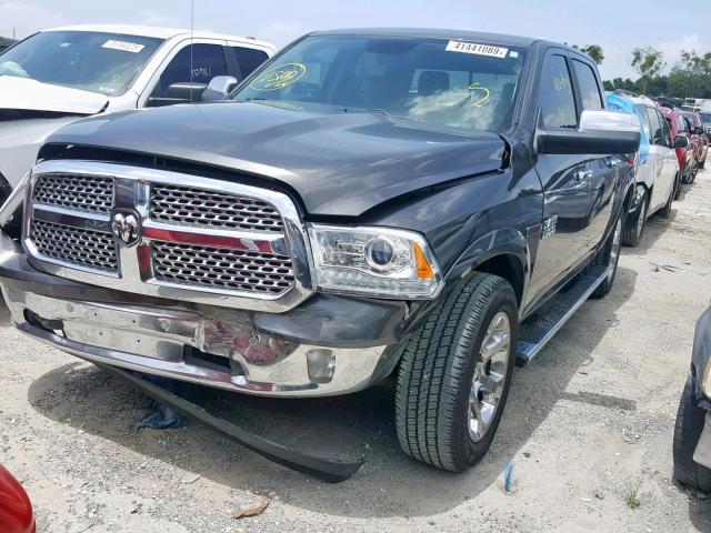 1C6RR6NM0GS382886 - 2016 RAM 1500 LARAM GRAY photo 2