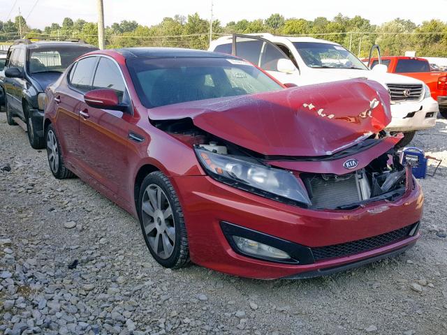 5XXGR4A64CG003985 - 2012 KIA OPTIMA SX RED photo 1