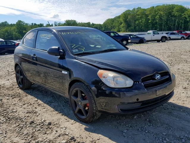 KMHCM36C89U108503 - 2009 HYUNDAI ACCENT GS BLACK photo 1