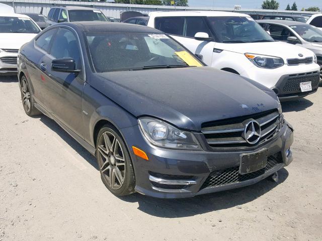 WDDGJ4HB3DF977246 - 2013 MERCEDES-BENZ C 250 GRAY photo 1