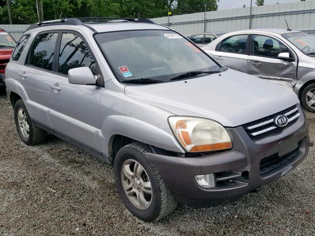 KNDJF723277446395 - 2007 KIA SPORTAGE E SILVER photo 1