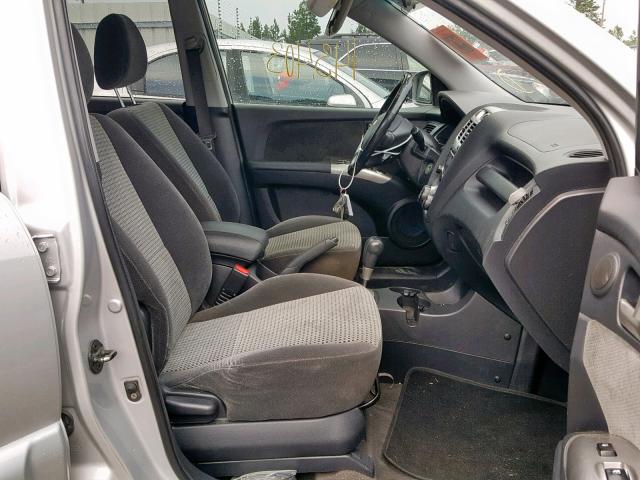 KNDJF723277446395 - 2007 KIA SPORTAGE E SILVER photo 5