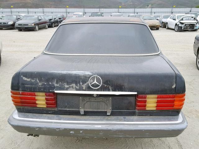 WDBCA35D8HA326639 - 1987 MERCEDES-BENZ 420 SEL BLACK photo 9