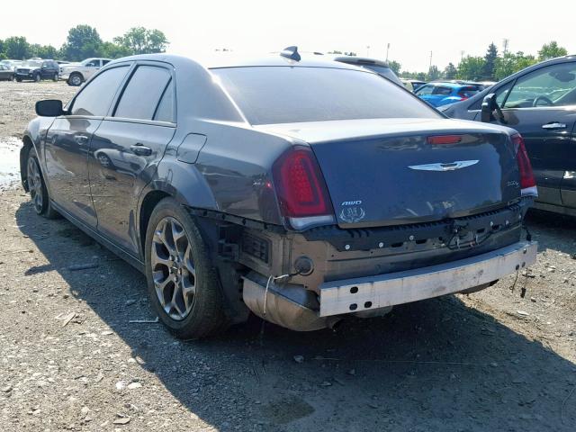 2C3CCAGG7GH182836 - 2016 CHRYSLER 300 S GRAY photo 3