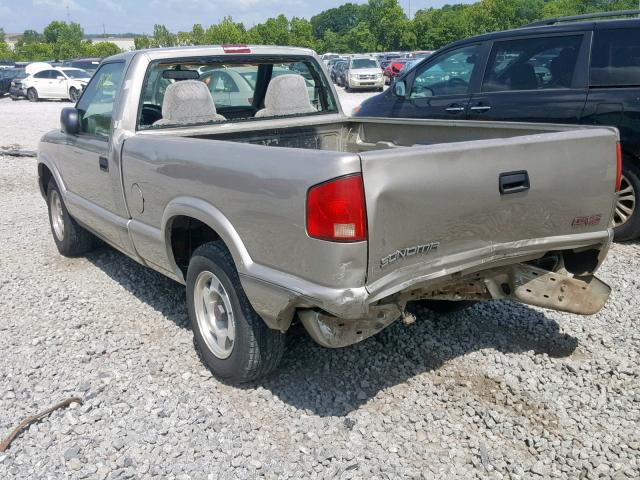 1GTCS1448X8503815 - 1999 GMC SONOMA GRAY photo 3