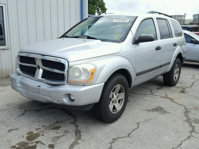 1D4HD48N06F138919 - 2006 DODGE DURANGO SL SILVER photo 2