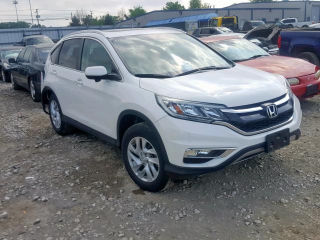 5J6RM4H72GL033377 - 2016 HONDA CR-V EXL WHITE photo 1