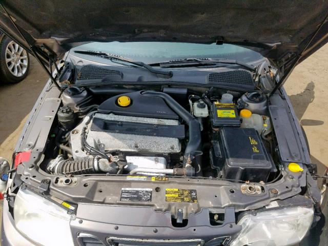 YS3EH55G853526358 - 2005 SAAB 9-5 AERO GRAY photo 7