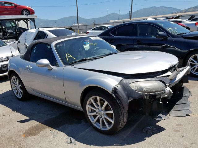 JM1NC25F460118938 - 2006 MAZDA MX-5 MIATA SILVER photo 1