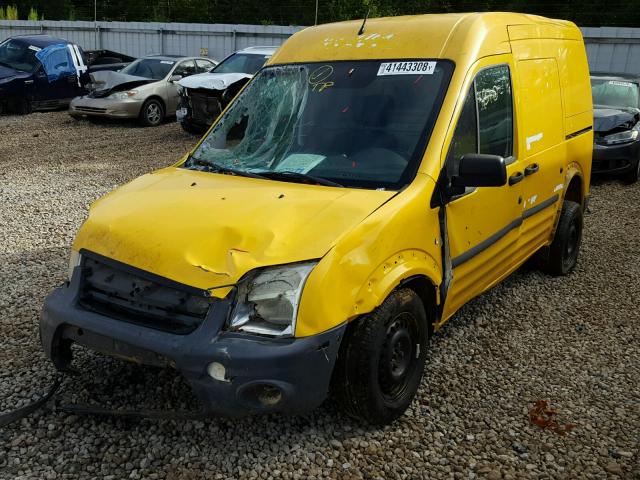 NM0LS7AN3DT147800 - 2013 FORD TRANSIT CO YELLOW photo 2