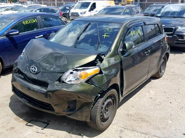 JTKKU4B42C1024246 - 2012 TOYOTA SCION XD GREEN photo 2