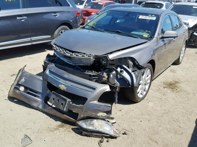1G1ZE5E00CF128358 - 2012 CHEVROLET MALIBU LTZ 棕色 照片 2