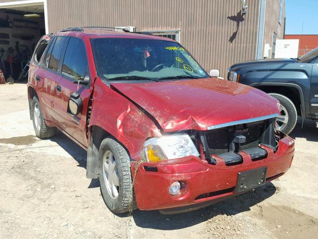 1GKDT13S532197661 - 2003 GMC ENVOY MAROON photo 1