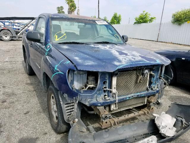 5TENX22N76Z260815 - 2006 TOYOTA TACOMA BLUE photo 1