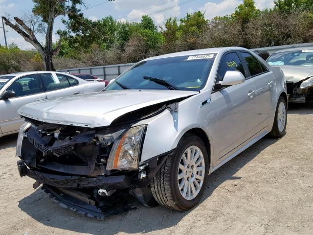 1G6DE5E59C0137756 - 2012 CADILLAC CTS LUXURY SILVER photo 2