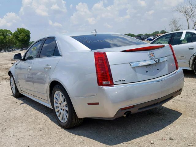 1G6DE5E59C0137756 - 2012 CADILLAC CTS LUXURY SILVER photo 3