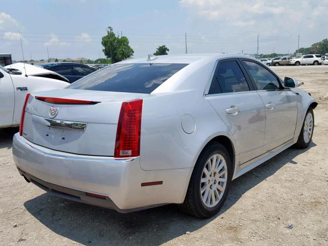 1G6DE5E59C0137756 - 2012 CADILLAC CTS LUXURY SILVER photo 4