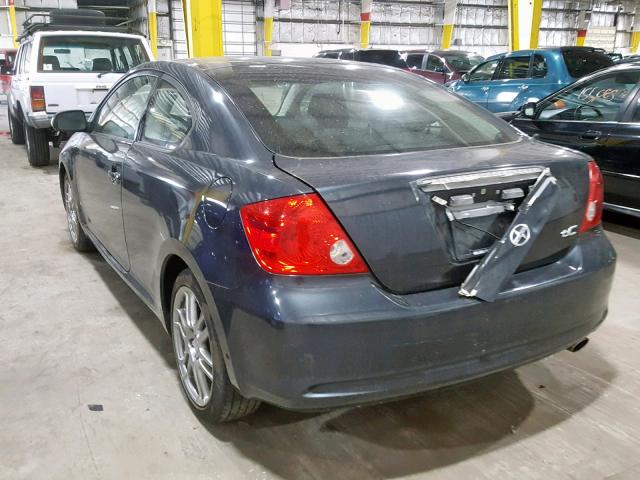 JTKDE167570183847 - 2007 TOYOTA SCION TC GRAY photo 3
