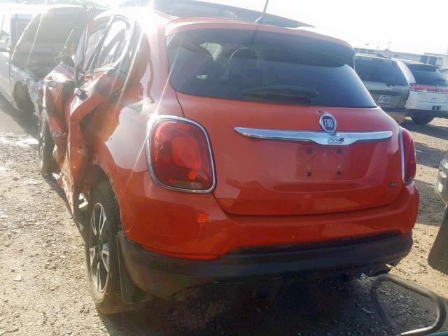 ZFBCFYBT1GP350288 - 2016 FIAT 500X EASY ORANGE photo 3