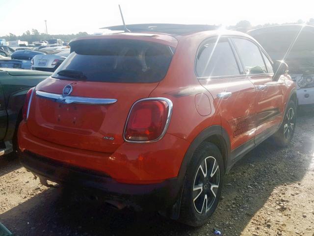 ZFBCFYBT1GP350288 - 2016 FIAT 500X EASY ORANGE photo 4