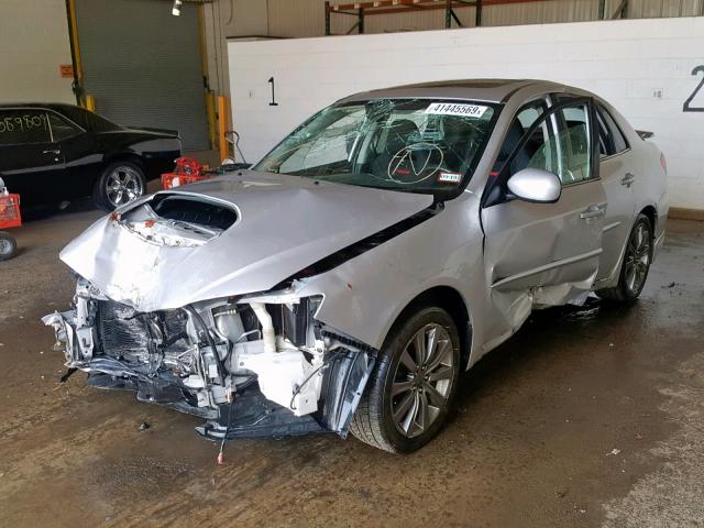 JF1GE76659G519513 - 2009 SUBARU IMPREZA WR GRAY photo 2