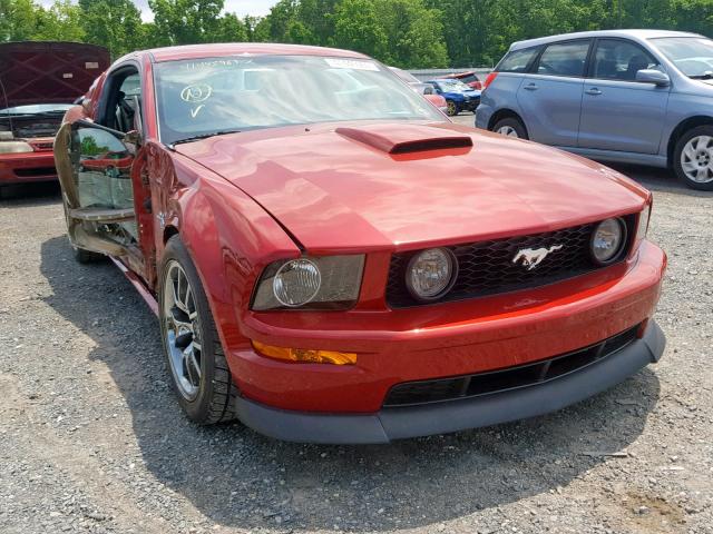 1ZVHT82H095127615 - 2009 FORD MUSTANG GT RED photo 1