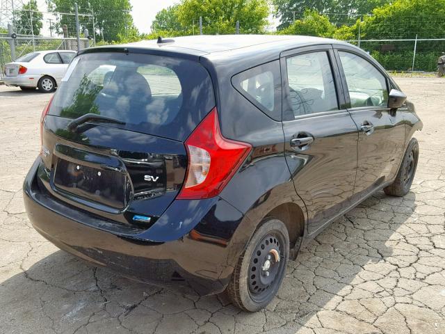 3N1CE2CP0GL398006 - 2016 NISSAN VERSA NOTE BLACK photo 4