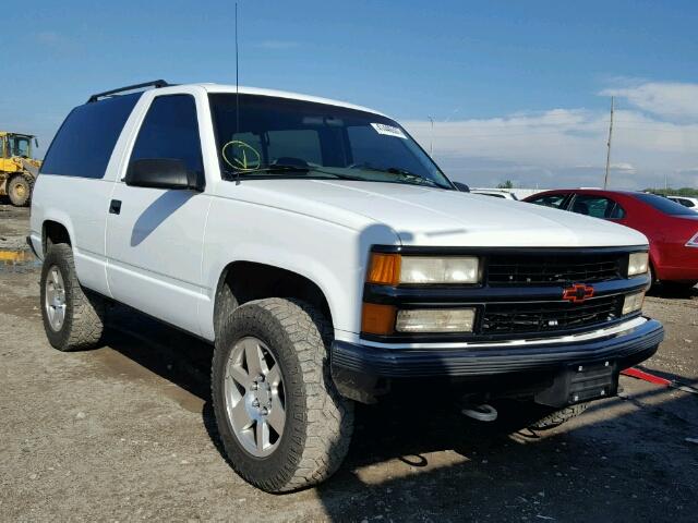 1GNEK18K4SJ311396 - 1995 CHEVROLET TAHOE K150 WHITE photo 1