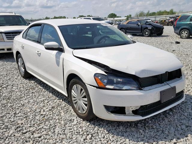 1VWAT7A39FC069075 - 2015 VOLKSWAGEN PASSAT S WHITE photo 1