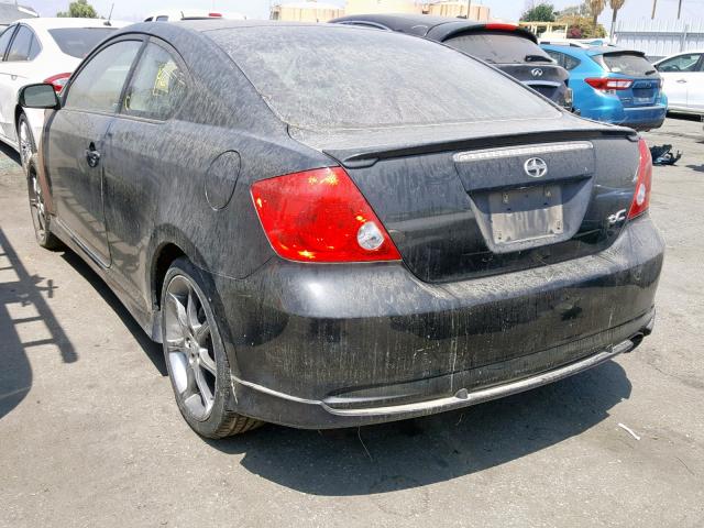 JTKDE167560142620 - 2006 TOYOTA SCION TC შავი ფოტო 3