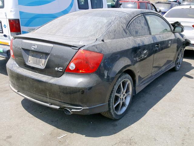 JTKDE167560142620 - 2006 TOYOTA SCION TC შავი ფოტო 4