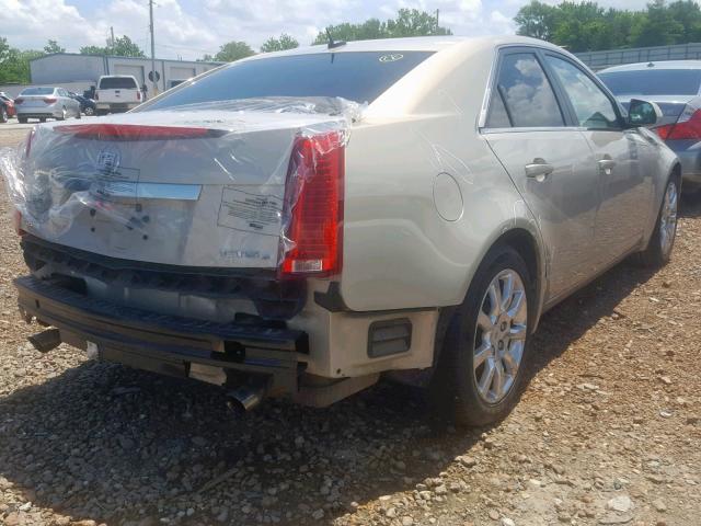 1G6DT57V080182921 - 2008 CADILLAC CTS HI FEA GOLD photo 4